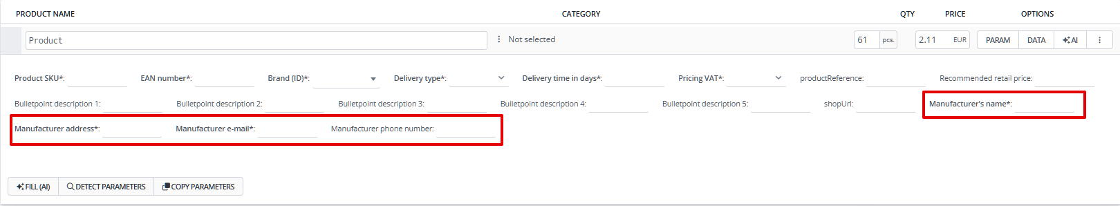 GPSR in Otto and BasePanel